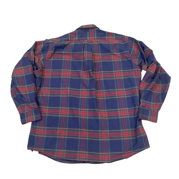 Vintage L.L. Bean Plaid Shirt Button Down Made in USA Size XL 17.5-36 - Picture 10 of 12